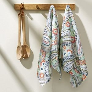 Vera Bradley Cotton Decorative Dish Towel Set of 2
